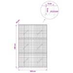 vidaXL Gabión s drôtom 3,5 mm a sieťou 5x5 cm 100x10x150 cm – Obrázok 6