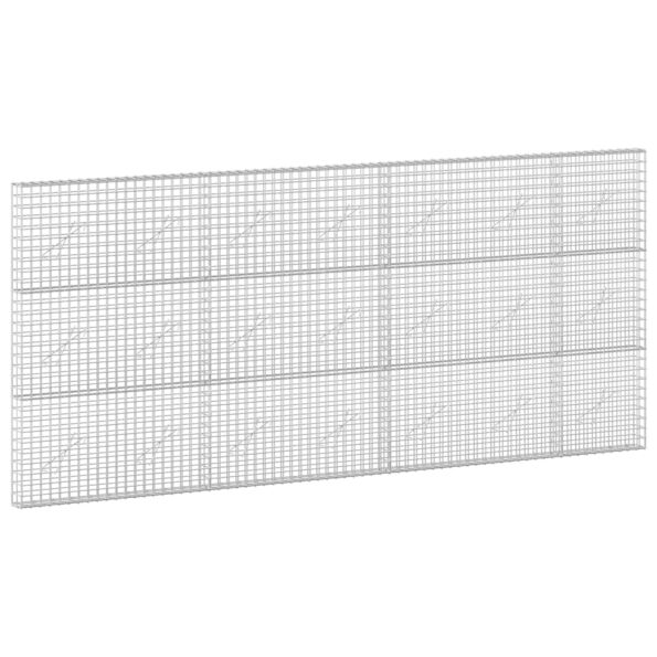 vidaXL Gabión s drôtom 3,5 mm a sieťou 5x5 cm 350x10x150 cm – Obrázok 2