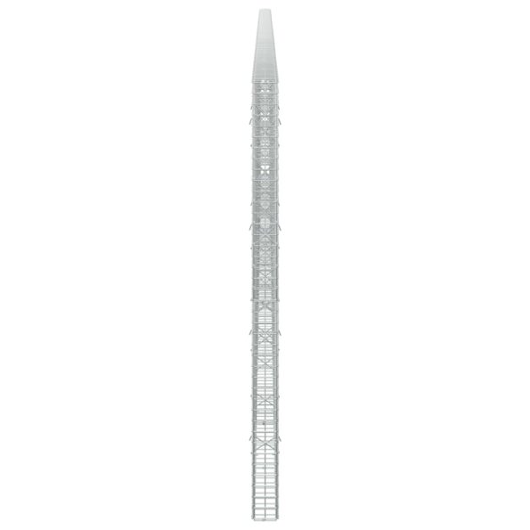 vidaXL Gabión s drôtom 3,5 mm a sieťou 5x5 cm 700x10x200 cm – Obrázok 4