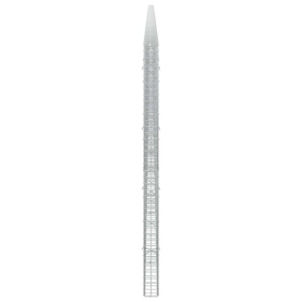 vidaXL Gabión s drôtom 3,5 mm a sieťou 5x5 cm 850x10x200 cm – Obrázok 4