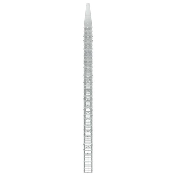 vidaXL Gabión s drôtom 3,5 mm a sieťou 5x5 cm 950x10x200 cm – Obrázok 4