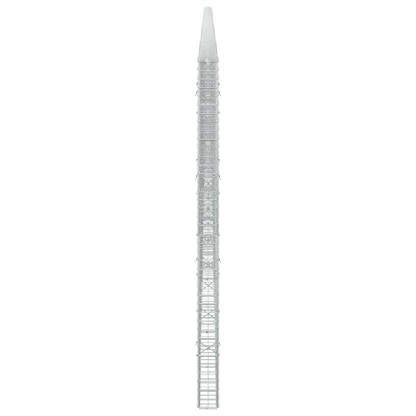 vidaXL Gabión s drôtom 3,5 mm a sieťou 5x5 cm 1000x10x200 cm – Obrázok 4