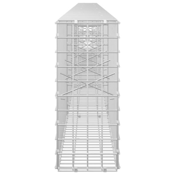 vidaXL Gabión s drôtom 3,5 mm a sieťou 5x5 cm 500x20x50 cm – Obrázok 4