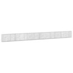 vidaXL Gabión s drôtom 3,5 mm a sieťou 5x5 cm 600x20x50 cm – Obrázok 2