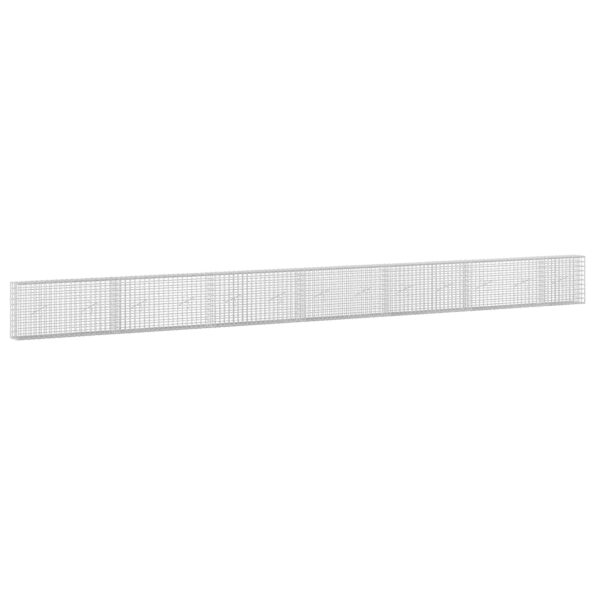 vidaXL Gabión s drôtom 3,5 mm a sieťou 5x5 cm 650x20x50 cm – Obrázok 2