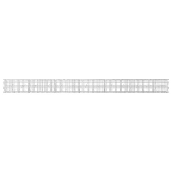 vidaXL Gabión s drôtom 3,5 mm a sieťou 5x5 cm 650x20x50 cm – Obrázok 3
