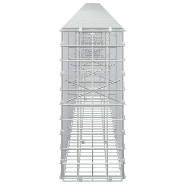 vidaXL Gabión s drôtom 3,5 mm a sieťou 5x5 cm 650x20x50 cm – Obrázok 4