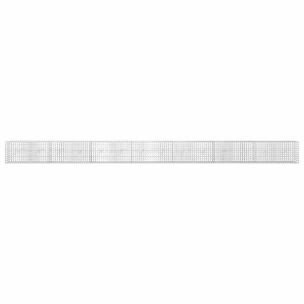 vidaXL Gabión s drôtom 3,5 mm a sieťou 5x5 cm 700x20x50 cm – Obrázok 3