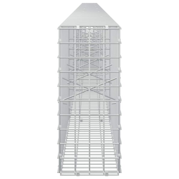 vidaXL Gabión s drôtom 3,5 mm a sieťou 5x5 cm 700x20x50 cm – Obrázok 4
