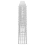 vidaXL Gabión s drôtom 3,5 mm a sieťou 5x5 cm 400x20x100 cm – Obrázok 4