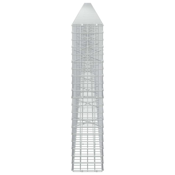 vidaXL Gabión s drôtom 3,5 mm a sieťou 5x5 cm 1000x20x100 cm – Obrázok 4