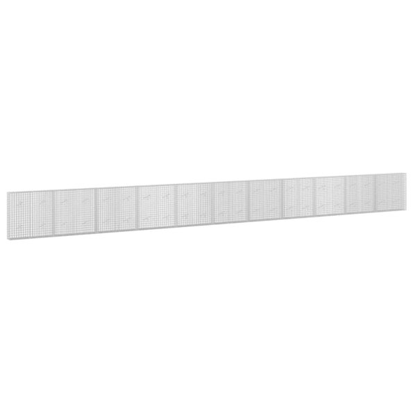 vidaXL Gabión s drôtom 3,5 mm a sieťou 5x5 cm 1100x20x100 cm – Obrázok 2
