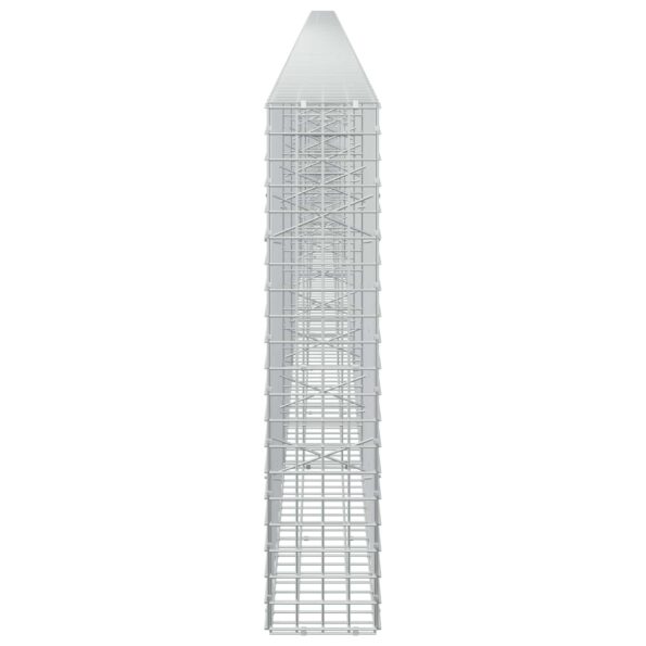 vidaXL Gabión s drôtom 3,5 mm a sieťou 5x5 cm 1100x20x100 cm – Obrázok 4