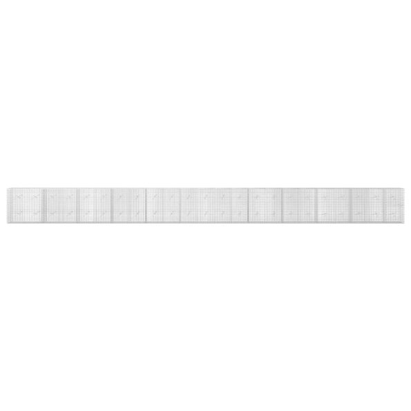 vidaXL Gabión s drôtom 3,5 mm a sieťou 5x5 cm 1150x20x100 cm – Obrázok 3