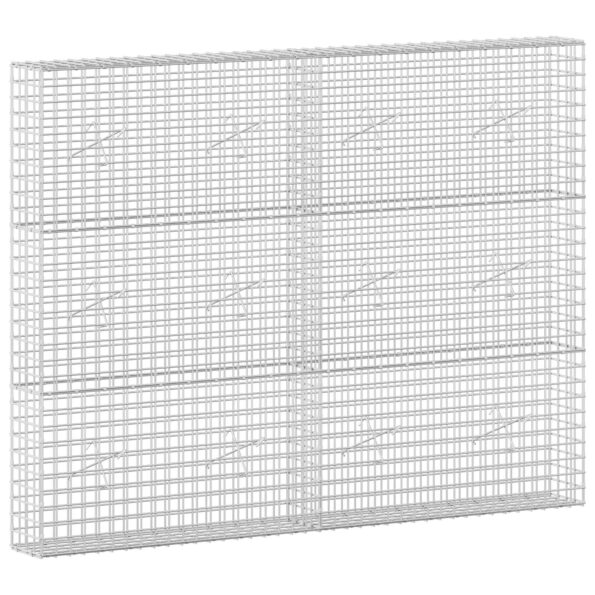 vidaXL Gabión s drôtom 3,5 mm a sieťou 5x5 cm 200x20x150 cm – Obrázok 2