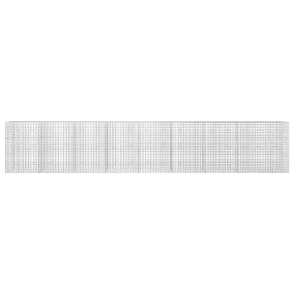 vidaXL Gabión s drôtom 3,5 mm a sieťou 5x5 cm 850x20x150 cm – Obrázok 3