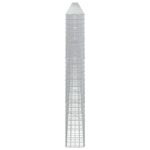 vidaXL Gabión s drôtom 3,5 mm a sieťou 5x5 cm 850x20x150 cm – Obrázok 4