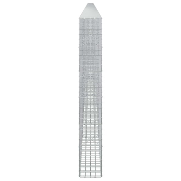 vidaXL Gabión s drôtom 3,5 mm a sieťou 5x5 cm 1050x20x150 cm – Obrázok 4