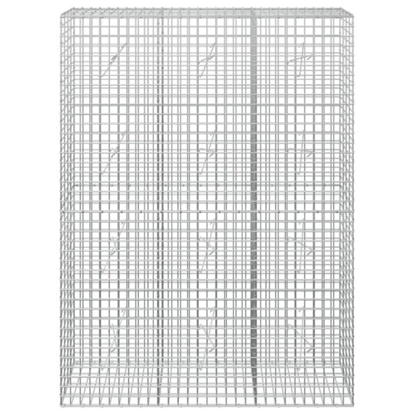 vidaXL Gabión s drôtom 3,5 mm a sieťou 5x5 cm 150x20x200 cm – Obrázok 3