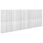 vidaXL Gabión s drôtom 3,5 mm a sieťou 5x5 cm 500x20x200 cm – Obrázok 2