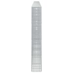 vidaXL Gabión s drôtom 3,5 mm a sieťou 5x5 cm 800x20x200 cm – Obrázok 4