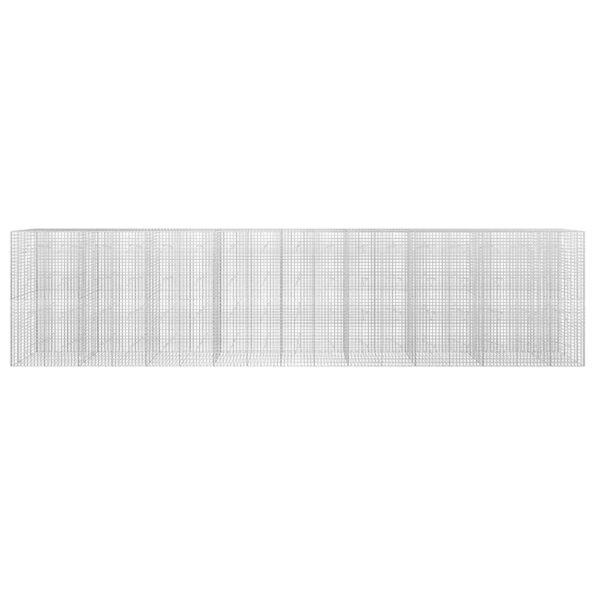 vidaXL Gabión s drôtom 3,5 mm a sieťou 5x5 cm 850x20x200 cm – Obrázok 3