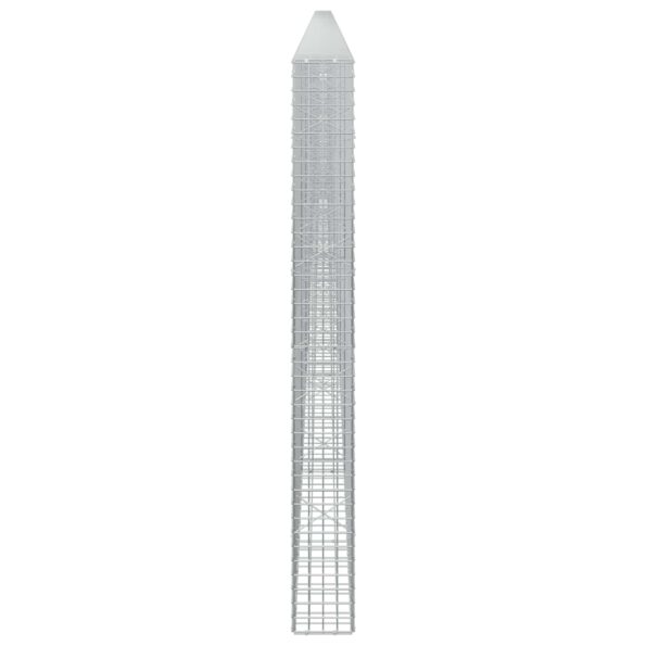 vidaXL Gabión s drôtom 3,5 mm a sieťou 5x5 cm 850x20x200 cm – Obrázok 4