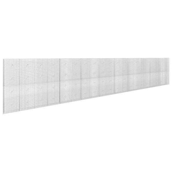 vidaXL Gabión s drôtom 3,5 mm a sieťou 5x5 cm 1000x20x200 cm – Obrázok 2