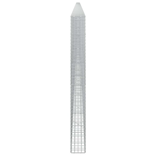 vidaXL Gabión s drôtom 3,5 mm a sieťou 5x5 cm 1000x20x200 cm – Obrázok 4
