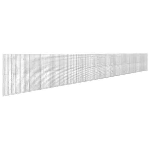 vidaXL Gabión s drôtom 3,5 mm a sieťou 5x5 cm 1200x20x200 cm – Obrázok 2
