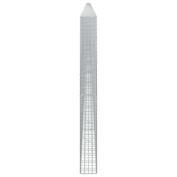 vidaXL Gabión s drôtom 3,5 mm a sieťou 5x5 cm 1200x20x200 cm – Obrázok 4