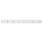 vidaXL Gabión s drôtom 3,5 mm a sieťou 5x5 cm 650x30x50 cm – Obrázok 3
