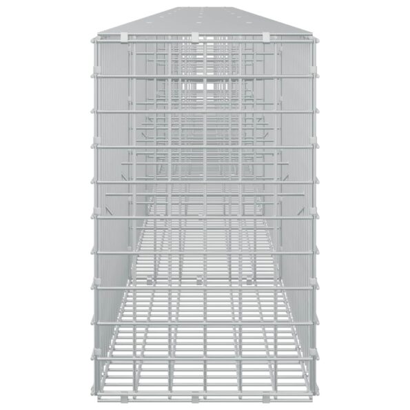 vidaXL Gabión s drôtom 3,5 mm a sieťou 5x5 cm 700x30x50 cm – Obrázok 4