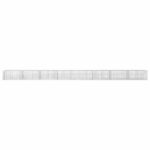 vidaXL Gabión s drôtom 3,5 mm a sieťou 5x5 cm 800x30x50 cm – Obrázok 3