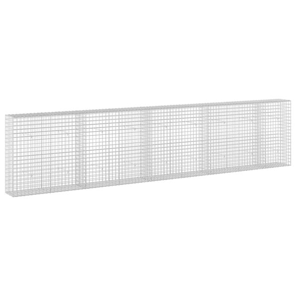vidaXL Gabión s drôtom 3,5 mm a sieťou 5x5 cm 450x30x100 cm – Obrázok 2