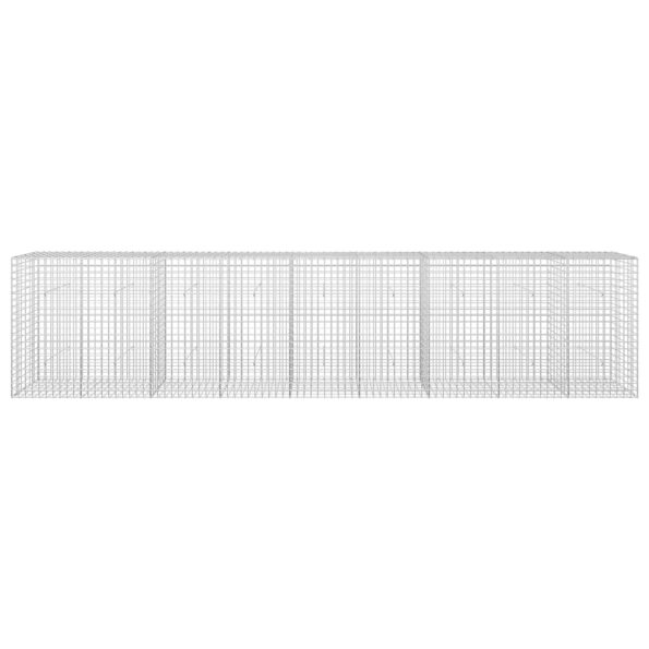 vidaXL Gabión s drôtom 3,5 mm a sieťou 5x5 cm 450x30x100 cm – Obrázok 3