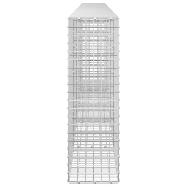 vidaXL Gabión s drôtom 3,5 mm a sieťou 5x5 cm 500x30x100 cm – Obrázok 4