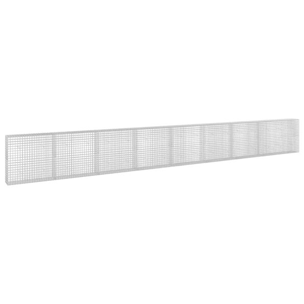 vidaXL Gabión s drôtom 3,5 mm a sieťou 5x5 cm 850x30x100 cm – Obrázok 2