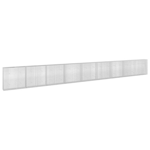 vidaXL Gabión s drôtom 3,5 mm a sieťou 5x5 cm 900x30x100 cm – Obrázok 2