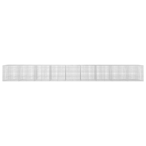 vidaXL Gabión s drôtom 3,5 mm a sieťou 5x5 cm 900x30x100 cm – Obrázok 3