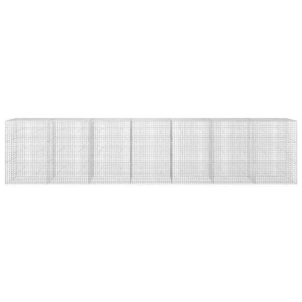 vidaXL Gabión s drôtom 3,5 mm a sieťou 5x5 cm 700x30x150 cm – Obrázok 3