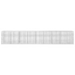 vidaXL Gabión s drôtom 3,5 mm a sieťou 5x5 cm 850x30x150 cm – Obrázok 3