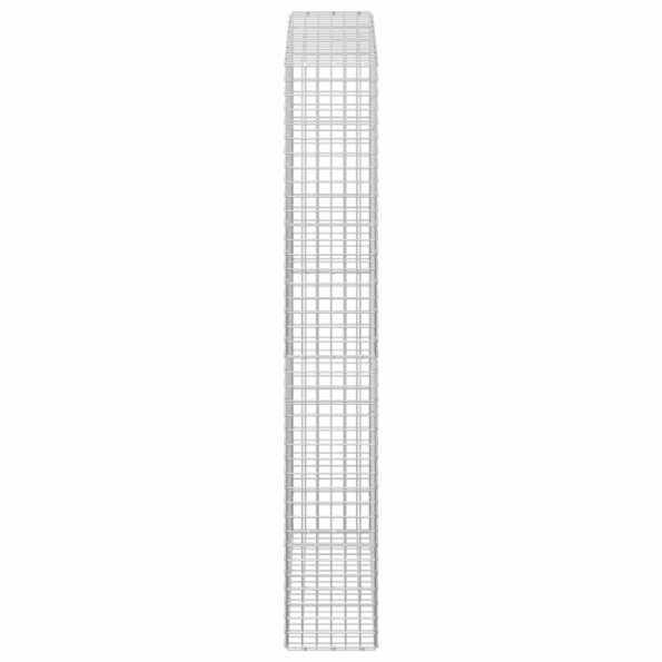 vidaXL Gabión s drôtom 3,5 mm a sieťou 5x5 cm 100x30x200 cm – Obrázok 4