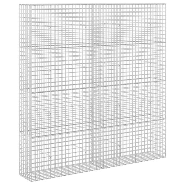 vidaXL Gabión s drôtom 3,5 mm a sieťou 5x5 cm 200x30x200 cm – Obrázok 2