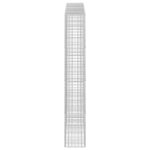 vidaXL Gabión s drôtom 3,5 mm a sieťou 5x5 cm 200x30x200 cm – Obrázok 4