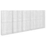 vidaXL Gabión s drôtom 3,5 mm a sieťou 5x5 cm 500x30x200 cm – Obrázok 2
