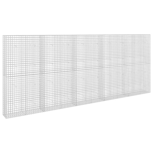 vidaXL Gabión s drôtom 3,5 mm a sieťou 5x5 cm 500x30x200 cm – Obrázok 2