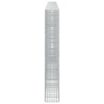 vidaXL Gabión s drôtom 3,5 mm a sieťou 5x5 cm 650x30x200 cm – Obrázok 4