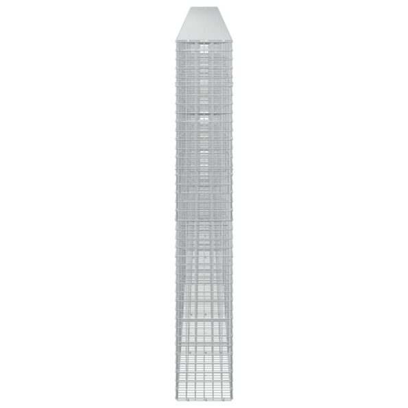 vidaXL Gabión s drôtom 3,5 mm a sieťou 5x5 cm 850x30x200 cm – Obrázok 4