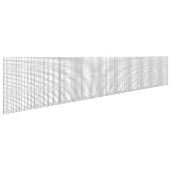 vidaXL Gabión s drôtom 3,5 mm a sieťou 5x5 cm 950x30x200 cm – Obrázok 2